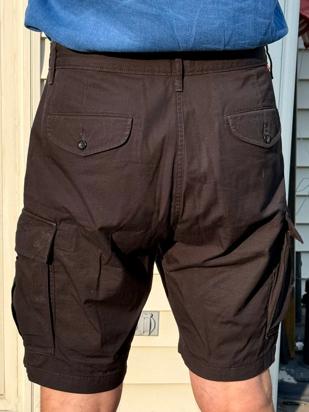 Levi’s Men's Black Cargo Shorts - Classic Utility Style